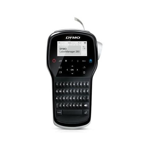 Etichettatrice Portatile Modello 280 LabelManager Formato 1.2 cm Schermo LCD Nera e Argenta - Foto 2